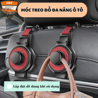 Móc treo đồ ô tô đa năng cao cấp. Móc treo xe hơi nhỏ gọn tiện ích tiện lợi (treo đồ, điện thoại...)