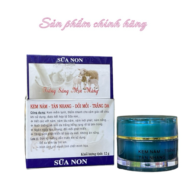 Kem Hoa Hướng Dương nám tàn nhang đồi mồi trắng da 12gram