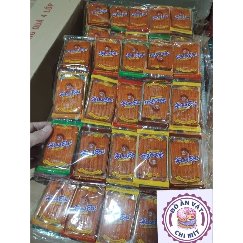 Bán sỉ snack xườn dê bánh miếng cay cay Hằng Đại bịch 60 gói đồ ăn vặt ...