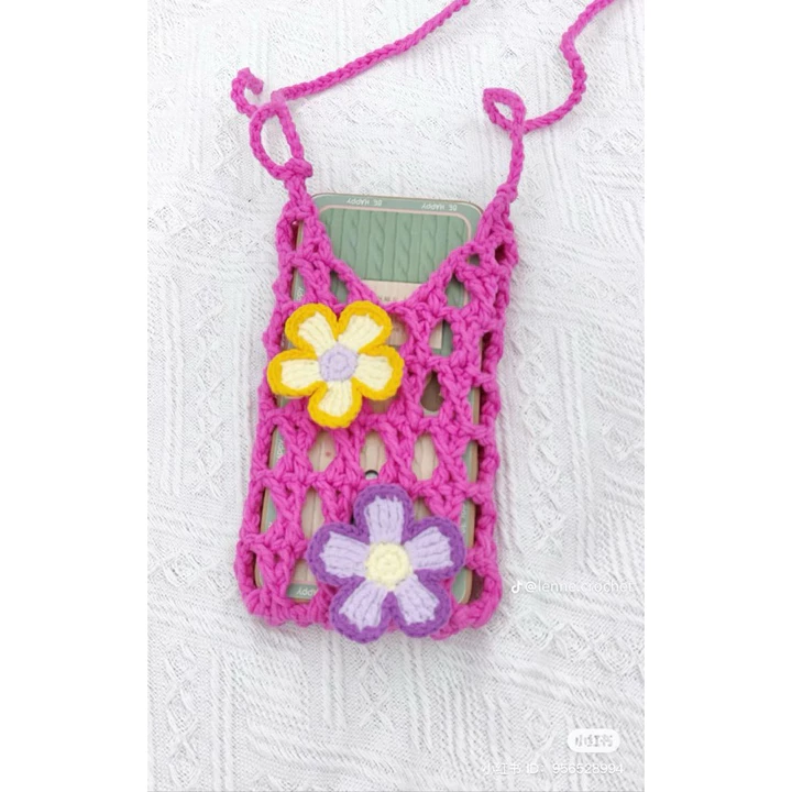 Túi xách mini, túi lưới đi biển, túi đựng điện thoại, túi lưới HandMade, túi vintage, túi đa năng, quà tặng bạn gái – 6