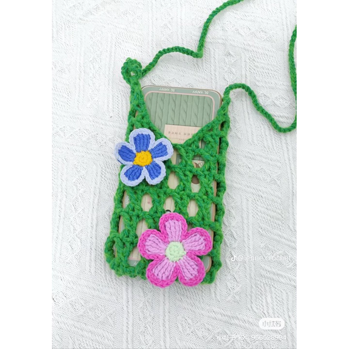 Túi xách mini, túi lưới đi biển, túi đựng điện thoại, túi lưới HandMade, túi vintage, túi đa năng, quà tặng bạn gái – 7