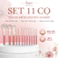 Set 12 cọ trang điểm Sayaa siêu mềm mịn dành cho người mới bắt đầu