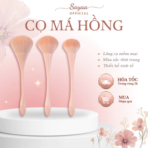 Cọ Đánh Má Hồng Sayaa Phủ Phấn Trang Điểm Chuyên Dụng Tạo Khối