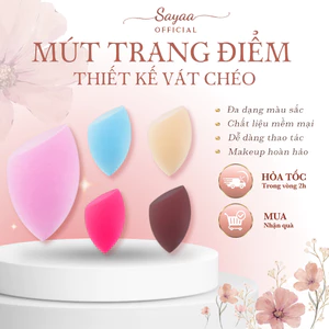 Mút trang điểm Sayaa mềm mại có hộp đựng cho nữ