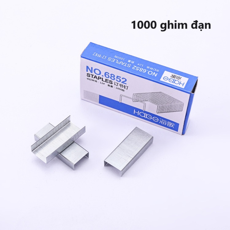 Dập ghim mini trong suốt di động giá rẻ, bộ ghim bấm dành cho học sinh ...