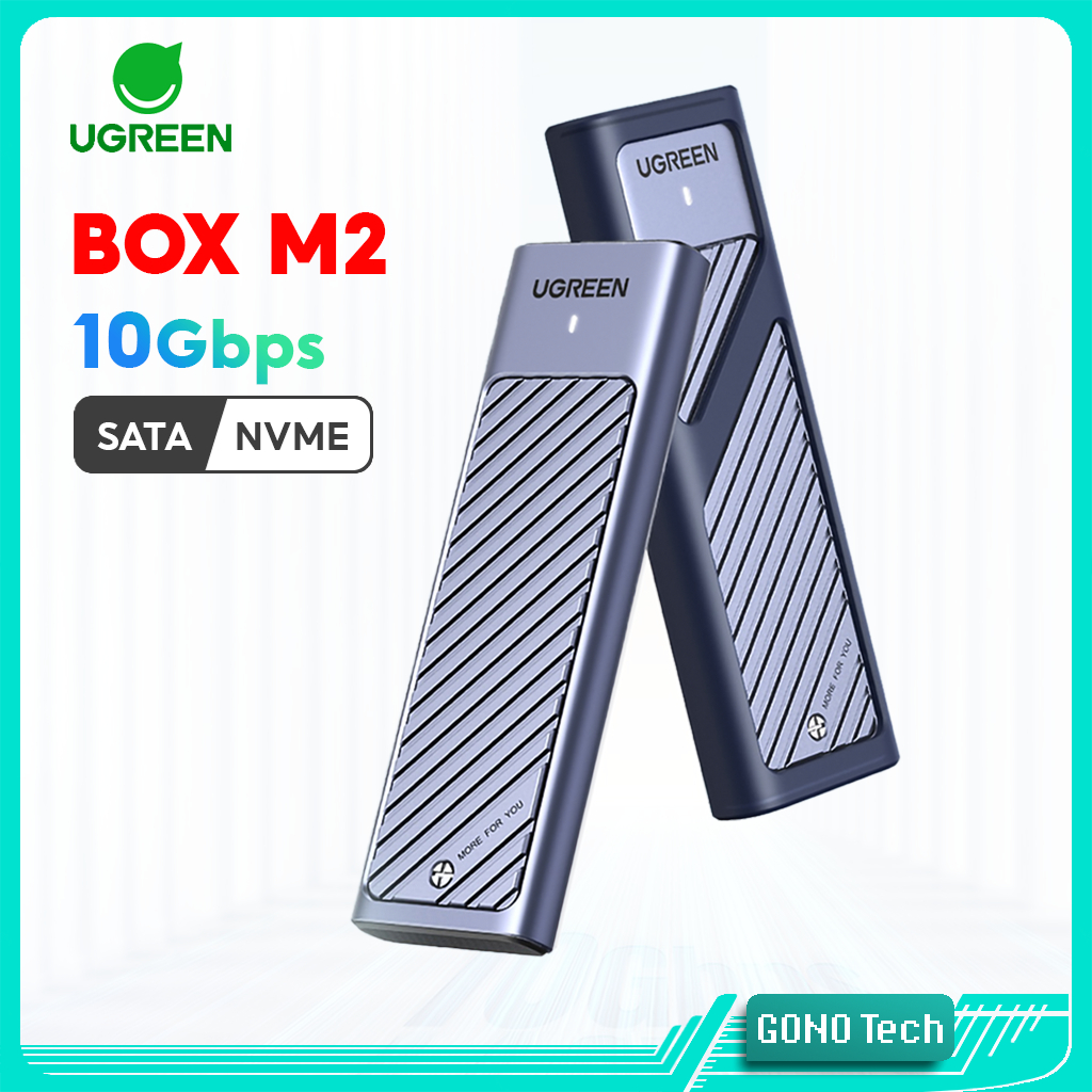 Box SSD M2 NVME/SATA Type C UGREEN CM559 | Chuyển M.2 to USB làm ổ cứng ...
