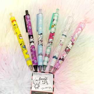 BUJO - Bút gel bấm vỏ hình SANRIO thay ruột được mực đen ngòi cỡ 0.5 - mã ST033 🌸Bút mực dễ thương, trang trí sổ, DIY