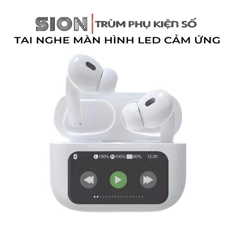 Tai nghe bluetooth A10 Pro Màn Hình Cảm Ứng (Bass căng, Treble cao, Pin ...