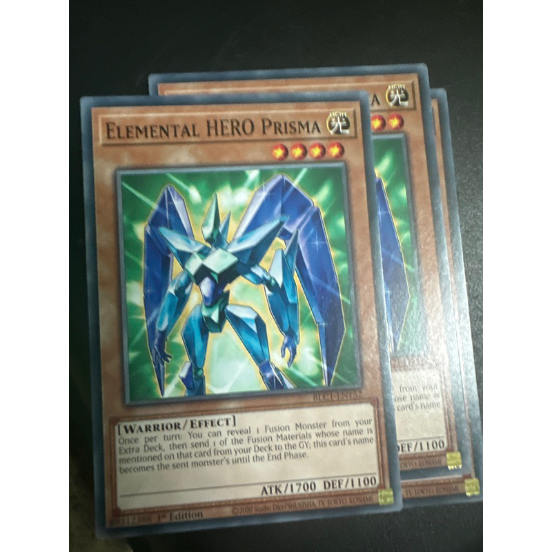 Yu-Gi-Oh! Elemental Hero Prisma Card - LCGX-EN033 Common - Unlimited Edition From Legendary Collection 2