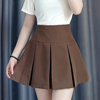 Chân Váy Xếp Ly Bigsize Nữ Dáng Váy Tennis Xòe Lưng Cao Có Quần Bảo Hộ Vải Tây Mềm CV405