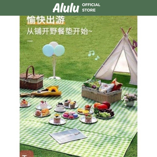 Thảm Dã Ngoại Picnic 2m X 2m, Thích Hợp Đi Du Lịch-đi Phượt Chụp Ảnh, Bạt Trải Cắm Trại Gấp Gọn, Không Thấm Nước - Alulu