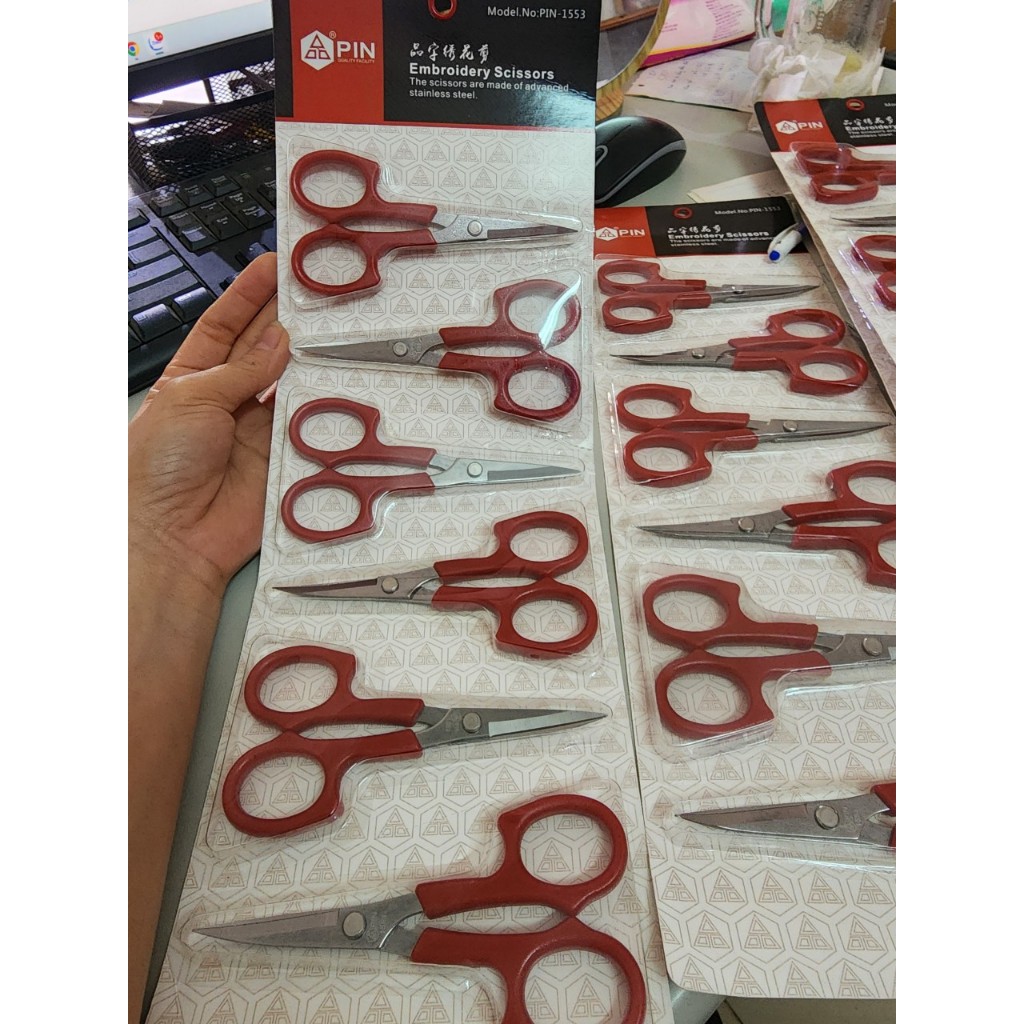 Kéo Mũi Cong Hiệu Pin 1553 – Kéo Cắt Đa Năng Sắc Bén Cho Thợ May