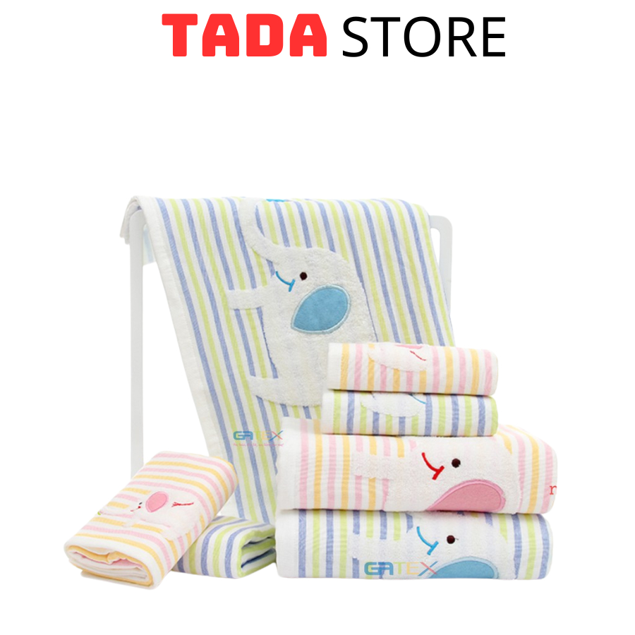 Khăn cotton 100% 2 lớp mềm mịn dày dặn - 25x50cm 35x35cm