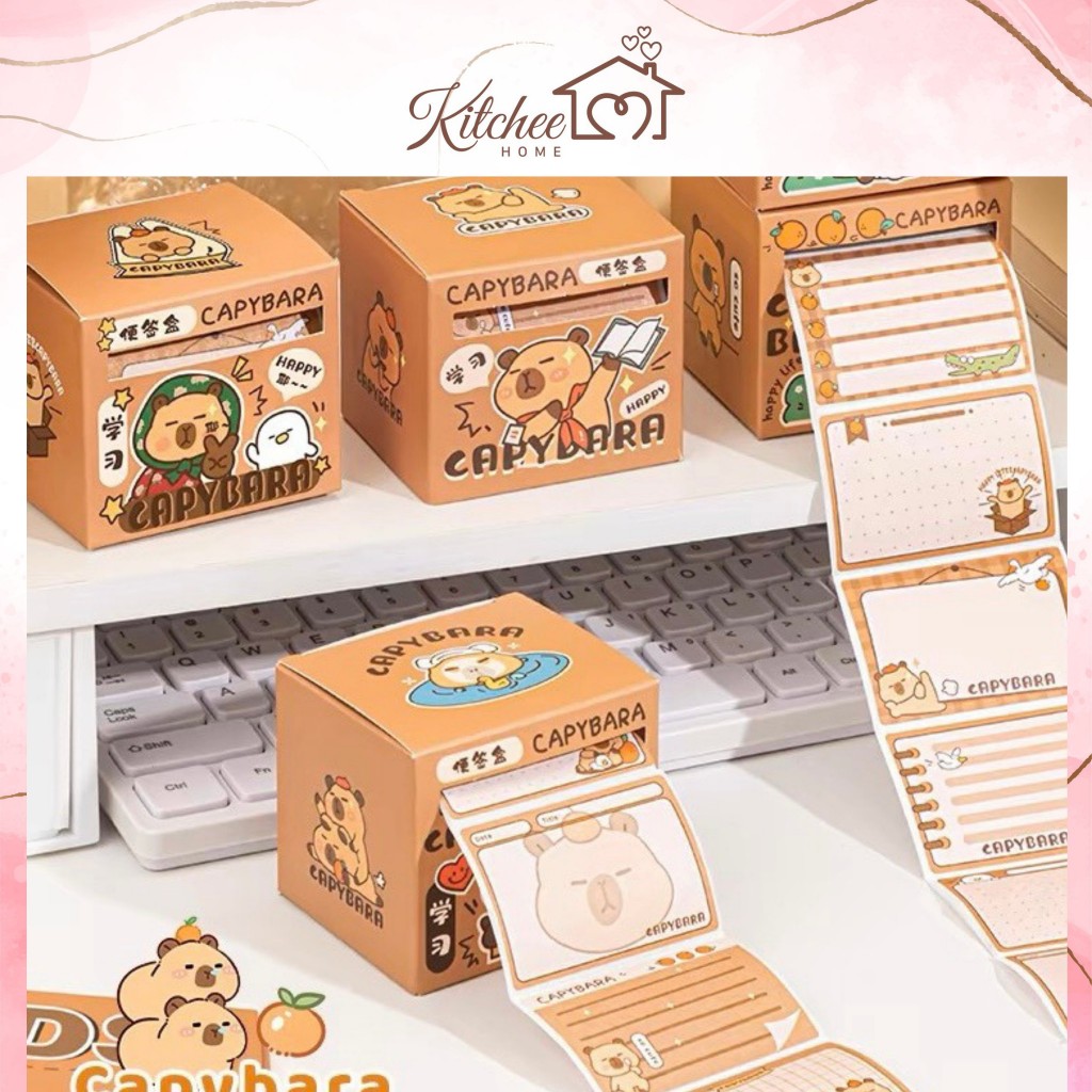 Set 265 Nhãn Vở Hình Capybara Đáng Yêu Tiện Lợi | Shopee Việt Nam