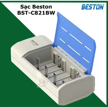 Bộ sạc pin đa năng BESTON sạc nhanh Ni-Mh 1.2V nhiều loại pin AA, AAA, pin C, pin D, pin 9V