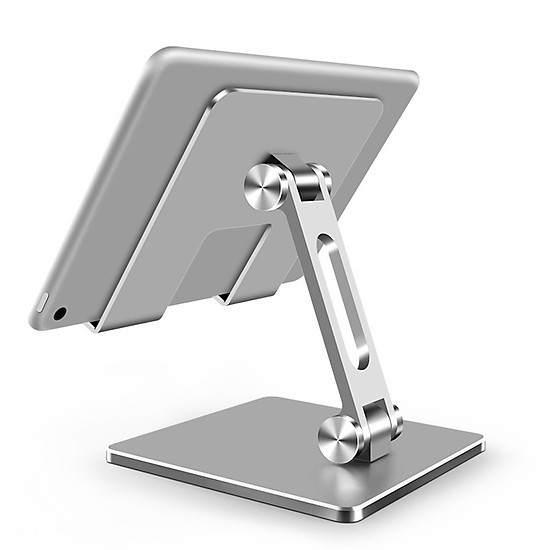 Giá đỡ ipad, Máy tính bảng hợp kim nhôm phiên bản mới cao cấp, Đế kẹp điện thoại chống rung xem phim, đọc sách gấp gọn