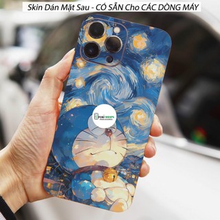 Tấm dán Skin Mặt Sau Mẫu Doremon MS015 FULL VIỀN 15promax , 14promax , 13promax , 12promax , 11promax  - FukiShop