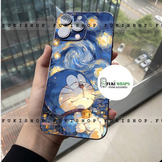 Tấm dán Skin Mặt Sau Mẫu Doremon MS015 FULL VIỀN 15promax , 14promax , 13promax , 12promax , 11promax  - FukiShop