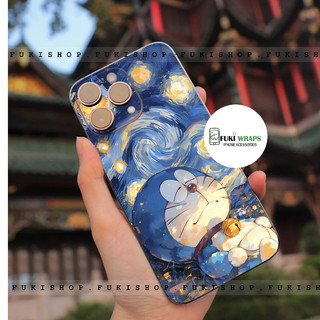 Tấm dán Skin Mặt Sau Mẫu Doremon MS015 FULL VIỀN 15promax , 14promax , 13promax , 12promax , 11promax  - FukiShop