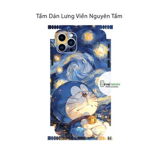 Tấm dán Skin Mặt Sau Mẫu Doremon MS015 FULL VIỀN 15promax , 14promax , 13promax , 12promax , 11promax  - FukiShop
