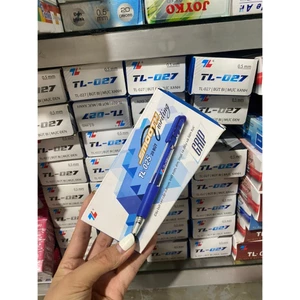 Combo 5/10/20 Bút bi Thiên Long TL-025 ngòi 0.8mm mực/xanh/đỏ đen có tấm đệm mềm giúp cầm êm tay và giảm trơn khi viết