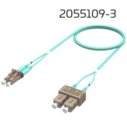 Dây nhảy quang SC-LC, Duplex, Multimode 3m OM3 AMP/CommScope (2055109-3 ...