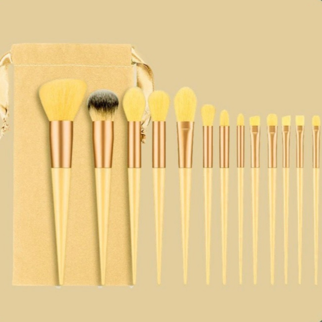 Bộ Cọ Trang Điểm 13 Món Trang Điểm Màu Vintage Siêu Mềm, Siêu Xinh Tiện Lợi Chất Lượng