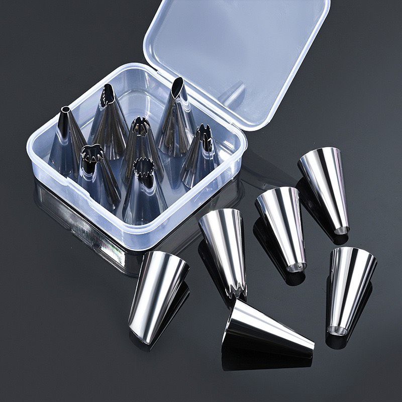 BỘ 12 ĐẦU BẮT KEO INOX [ 1 HỘP 12 ĐẦU ]