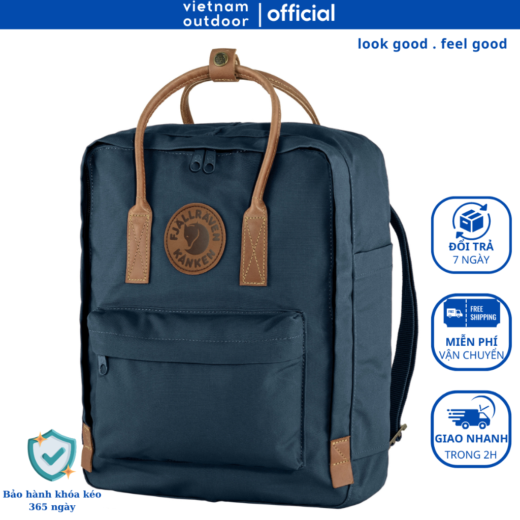 Balo Laptop Du Lịch FJALLRAVEN KANKEN NO Vải G1000 Chống Thấm Nước Kháng  Bụi Thời Trang Nhiều Màu Đi Chơi