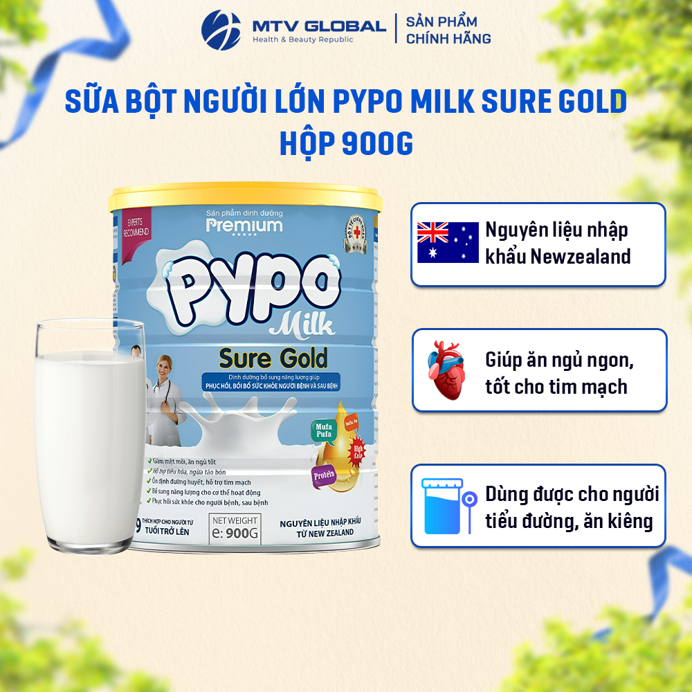 Sữa Bột Pypo Sure FOBE Hỗ Trợ Hồi Phục Sức Khoẻ Ăn Ngủ Ngon, Ổn Định ...