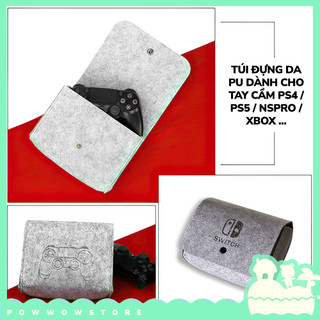[Sẵn VN] Túi Đựng Da Pu Dành Cho Tay Cầm Chơi Game NSPro / PS4 / PS5 / Xbox Series X / Khác Phong Cách Đơn Giản Tinh Tế