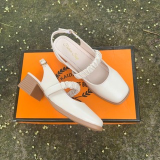 Giày nữ sandal slingback (CÓ SẴN) mũi vuông thời trang sang trọng thanh lịch mã V094