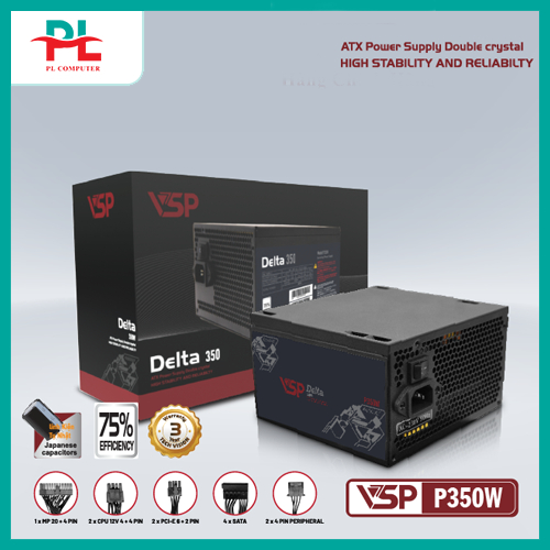 Nguồn VSP DELTA P350W/P450W/P550W/P600W - Hàng Chính Hãng Vsp | Shopee ...