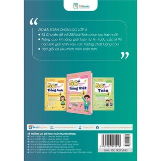 Sách - 250 Bài Toán Chọn Lọc Lớp 4