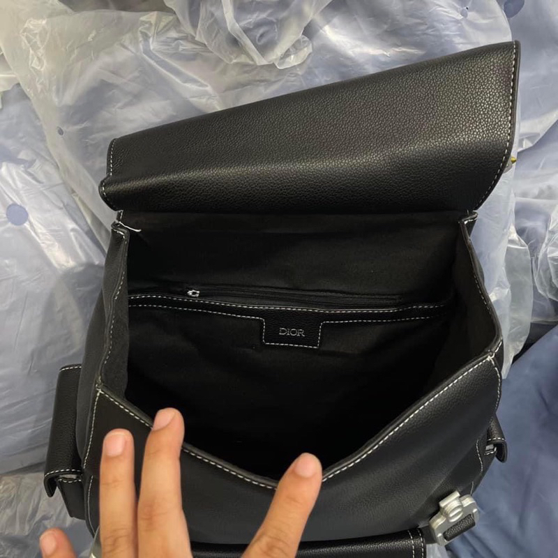 ⚡️[Hight Quality] Balo C. D Large Gallop Backpack Black - Điểm Nhấn Túi Phối Cúc Bấm Cao Cấp - Size Lớn Nam Nữ Loại 1