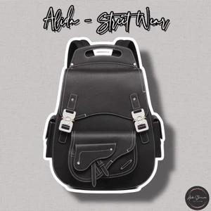 ⚡️[Hight Quality] Balo C. D Large Gallop Backpack Black - Điểm Nhấn Túi Phối Cúc Bấm Cao Cấp - Size Lớn Nam Nữ Loại 1