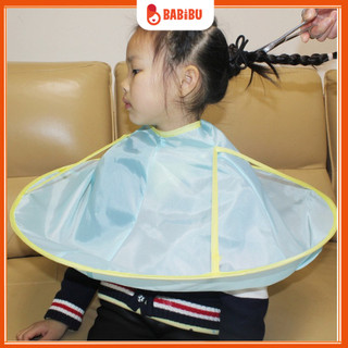Áo choàng cắt tóc, chống dính tóc lên người họa tiết cho bé