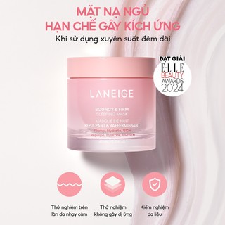 [LANEIGE X HANNAH] Mặt Nạ Ngủ Laneige Bouncy & Firm Sleeping Mask 60ml tăng cường collagen và làm săn chắc da