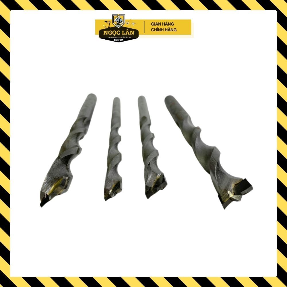 Mũi khoan gỗ hợp kim Thắng Lợi dài 200mm size 10, 12 ,14, 16 mm cao cấp chính hãng