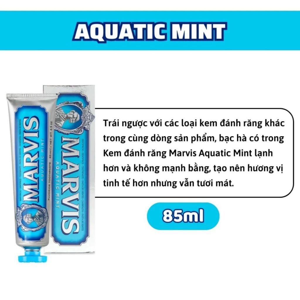 Kem Đánh Răng Marvis 85ml- 7 Hương Vị