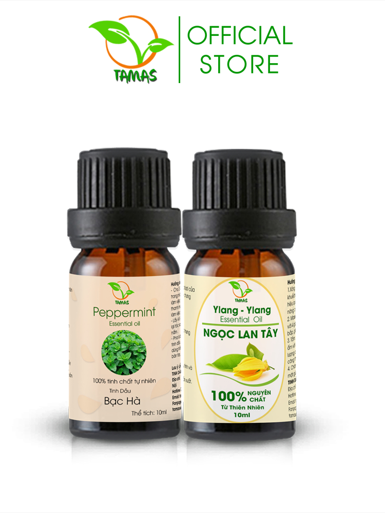 Ảnh COMBO 2 chai tinh dầu thiên nhiên nguyên chất 10ml- TAMAS, tinh dầu thơm phòng, thơm xe, thư giãn, xua đuổi côn trùng,.. 1