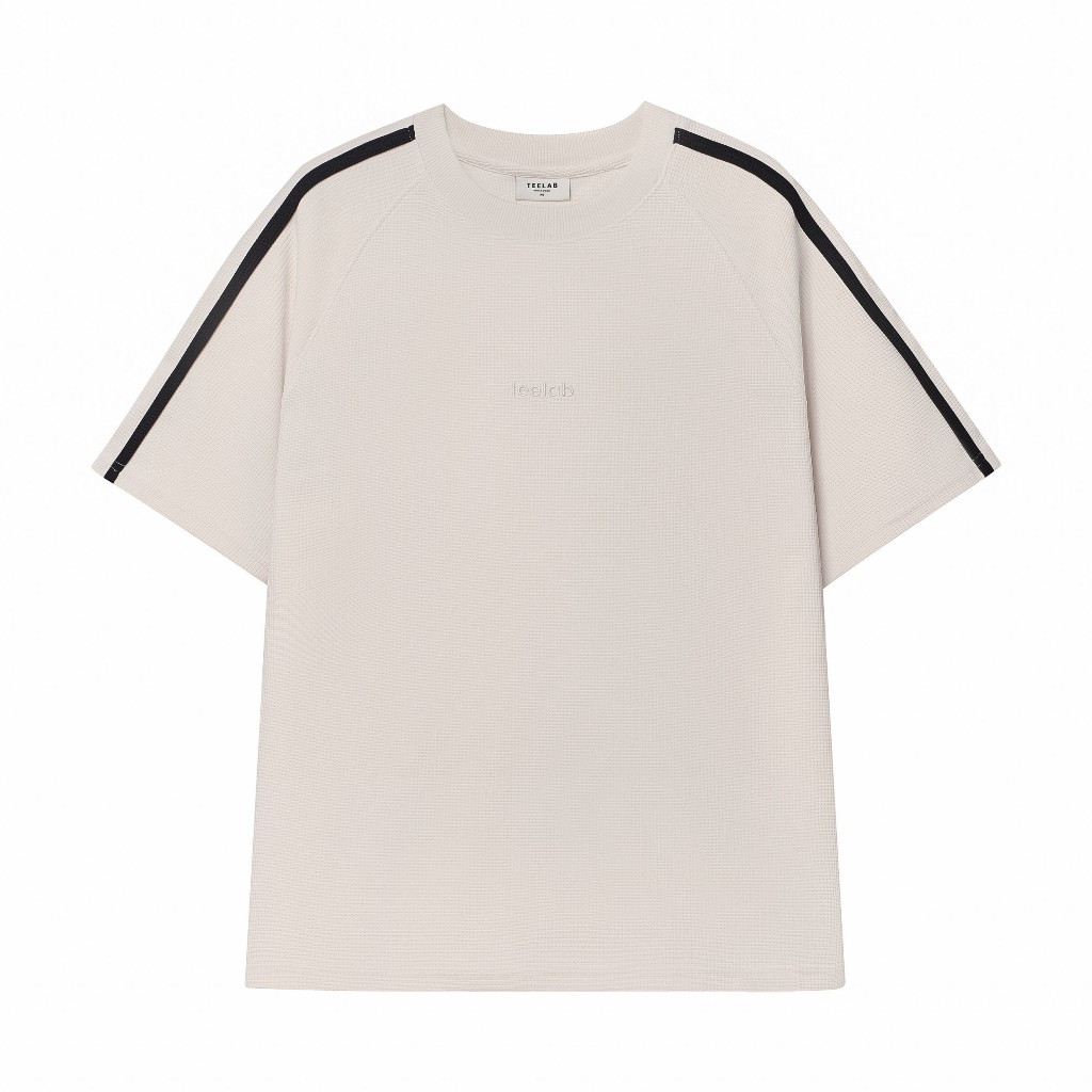 Ảnh Áo Thun Teelab Stripe Lines Shoulder Tshirt Unisex Form Oversize Local Brand TS166 3