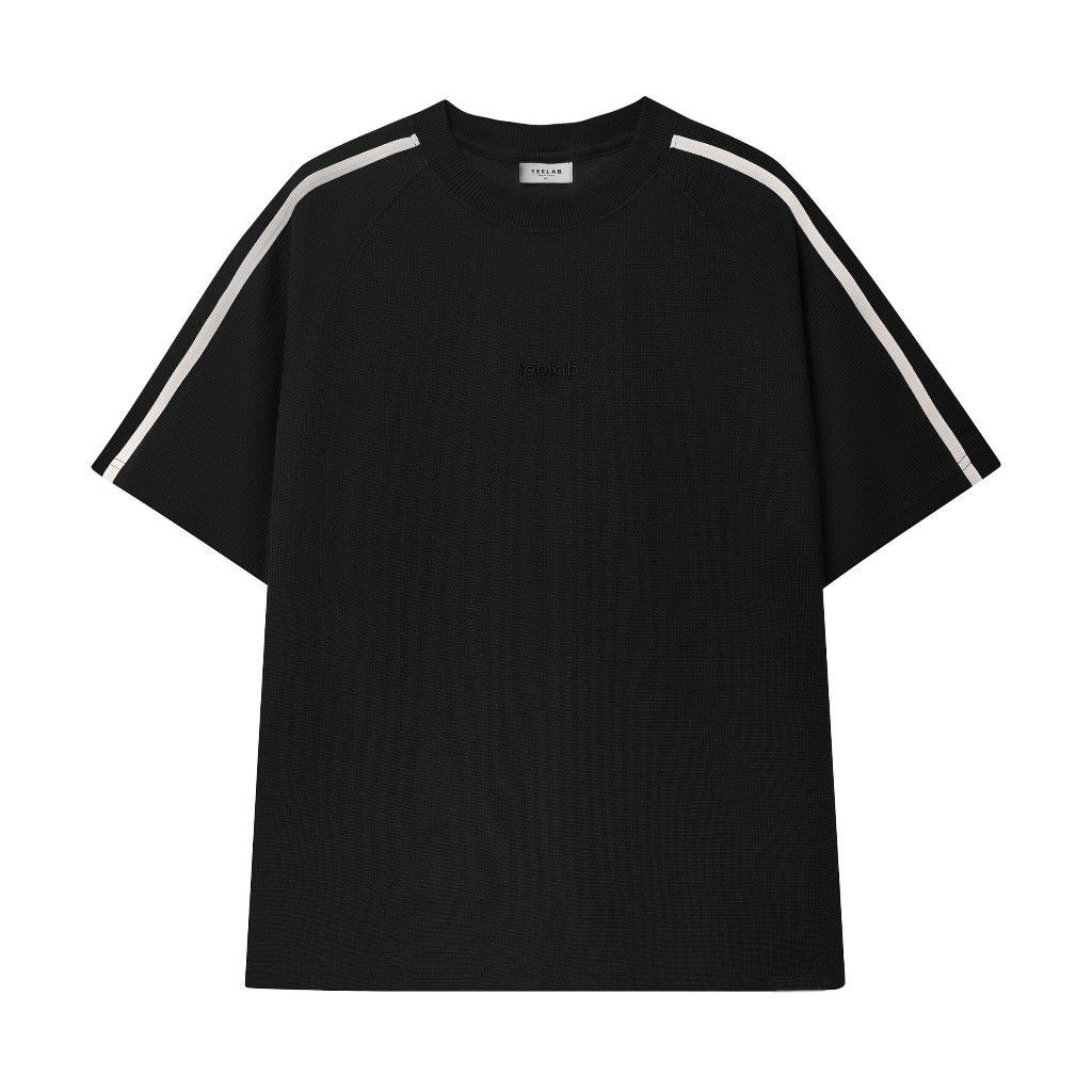Ảnh Áo Thun Teelab Stripe Lines Shoulder Tshirt Unisex Form Oversize Local Brand TS166 2