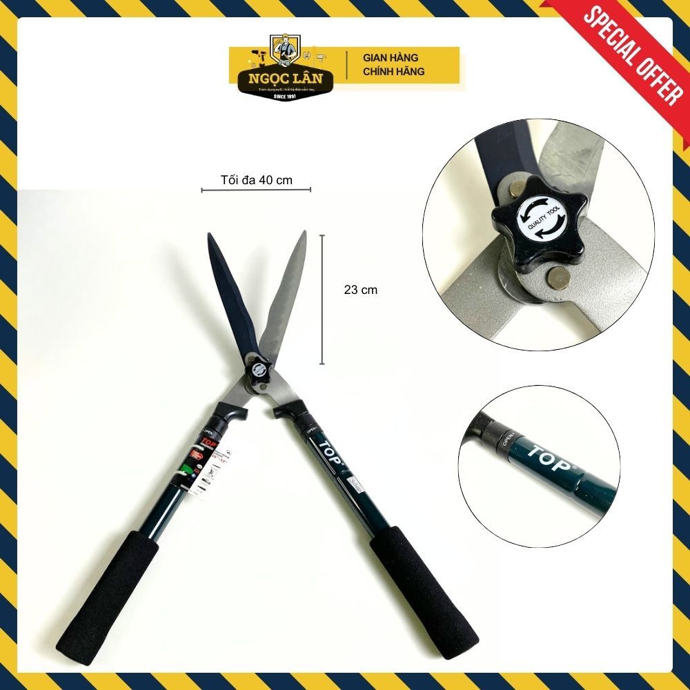 [Có tăng] Kéo cắt tỉa cây cảnh, hàng rào, cành cây, kép cắt cỏ TOP có tăng từ 63-83cm cao cấp