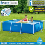 Bể bơi khung kim loại chữ nhật INTEX chính hãng, nhiều kích thước — ảnh 2