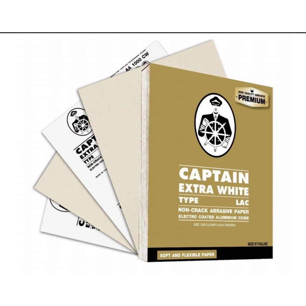 [TP] Nhám CAPTAIN EXTRA WHITE Cao Cấp - ( 1 Xấp = 100 Tờ ) | Shopee ...