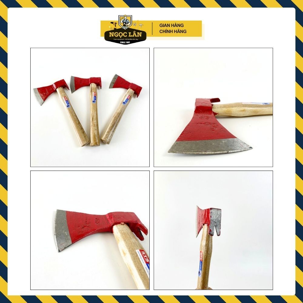 Rìu, búa đẽo 3 chức năng chặt, đóng đinh, nhổ đinh Sơn Tùng 35cm