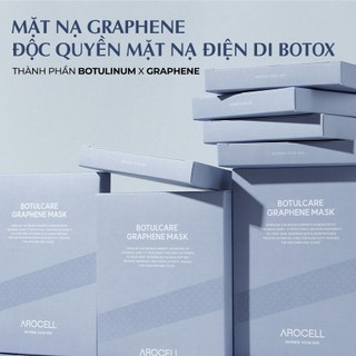 Mặt Nạ Điện Di Nâng Cơ Dưỡng Ẩm Sáng Da Arocell Botulcare Graphene Mask | Hộp 5 Miếng