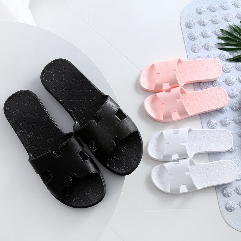 chữ H. đế chống trơn trượt hàng đủ size từ 38_43 Dép thời trang nam