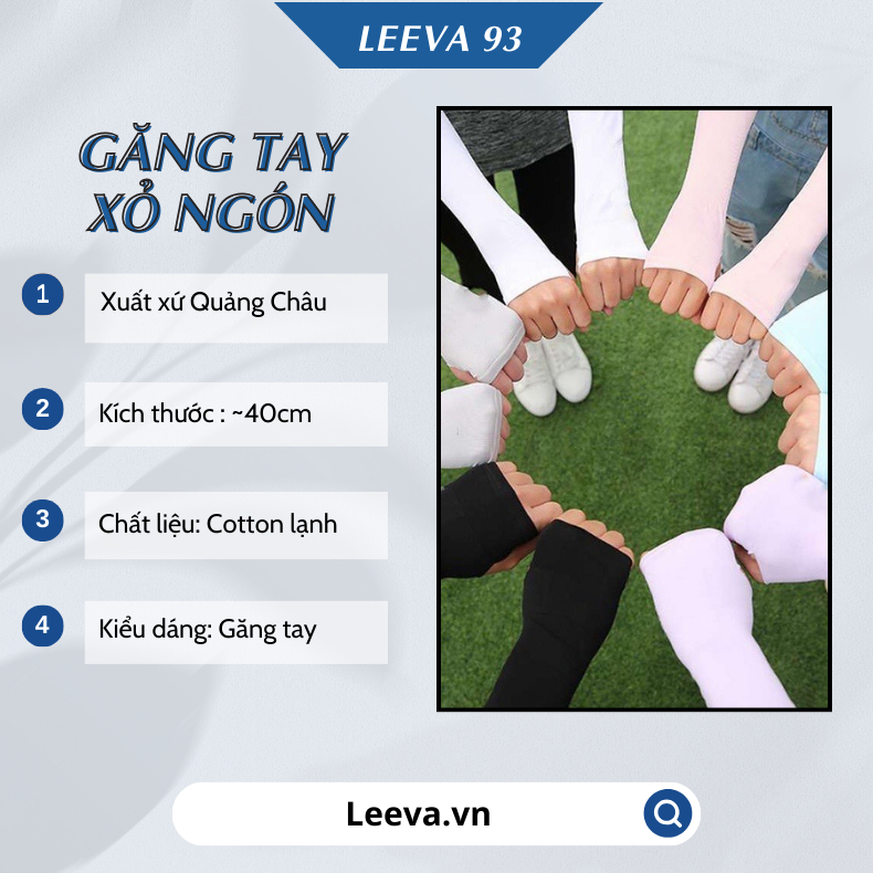 Combo 5 đôi găng Tay Chống Nắng Hàn Quốc Xỏ Ngón Let's Slim đủ màu Dày Dặn Ngăn Tia UV - PK01